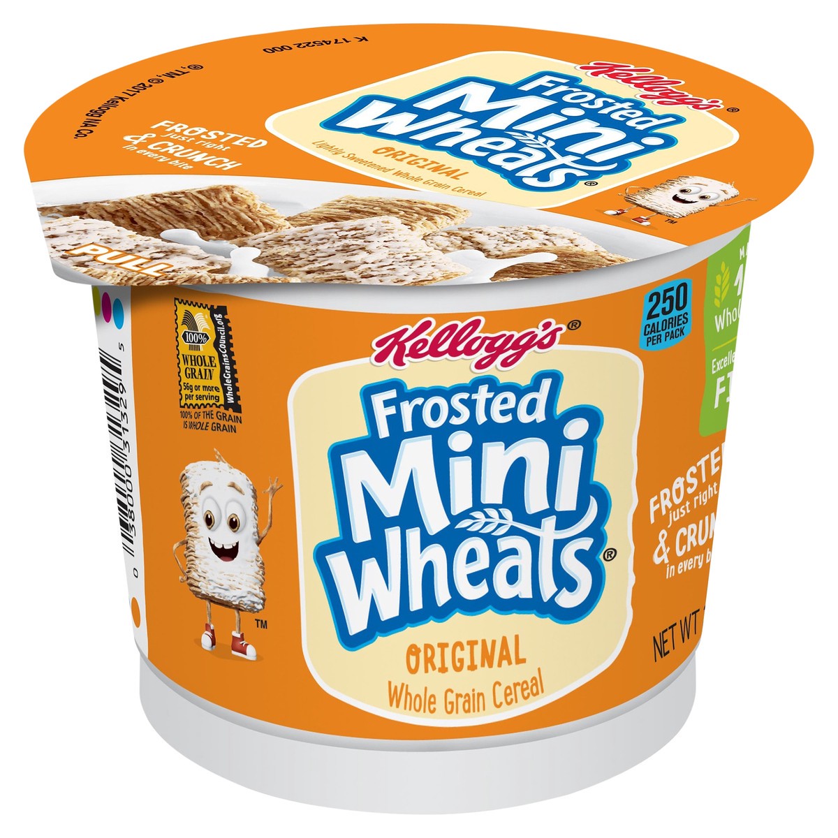 slide 1 of 5, Frosted Mini-Wheats Kellogg's Frosted Mini-Wheats Cold Breakfast Cereal, Original, 2.5 oz, 2.5 oz
