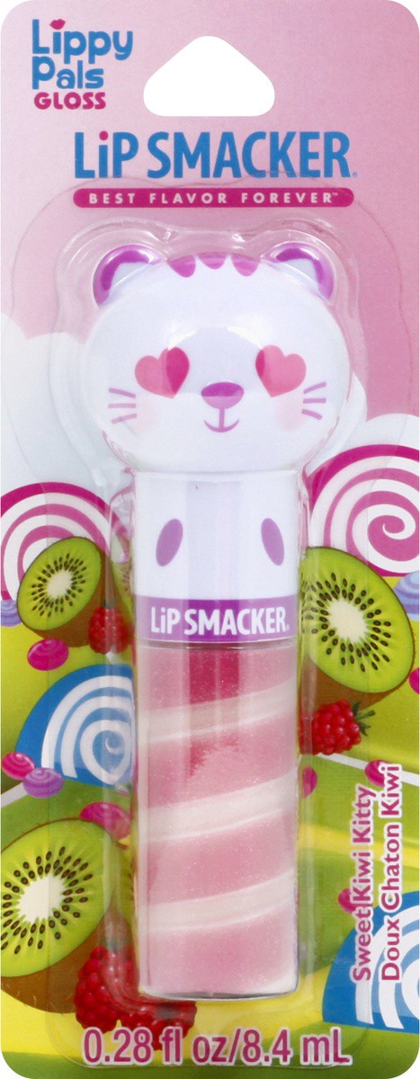 slide 6 of 9, Lip Smacker Lip Gloss, Sweet Kiwi Kitty, 0.14 oz