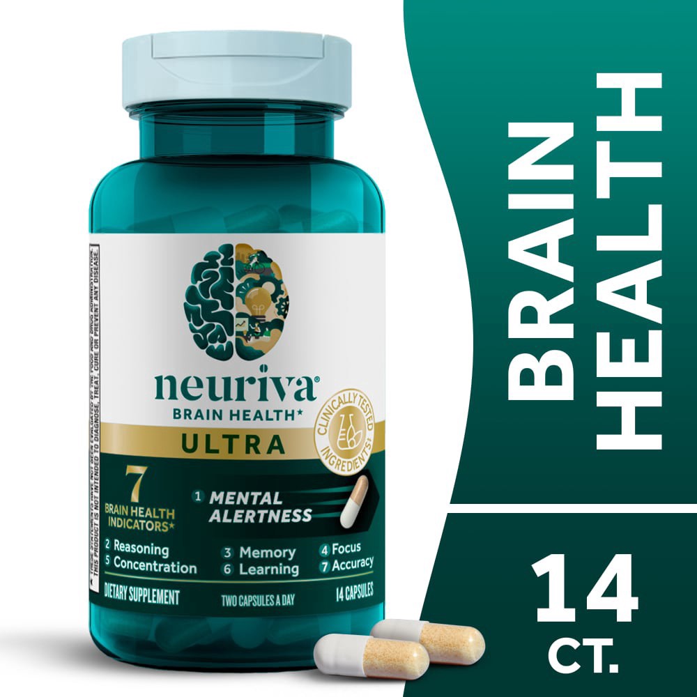 slide 5 of 6, Neuriva Ultra Brain Health Supplement, Memory, Focus & Concentration Support, 14 ct