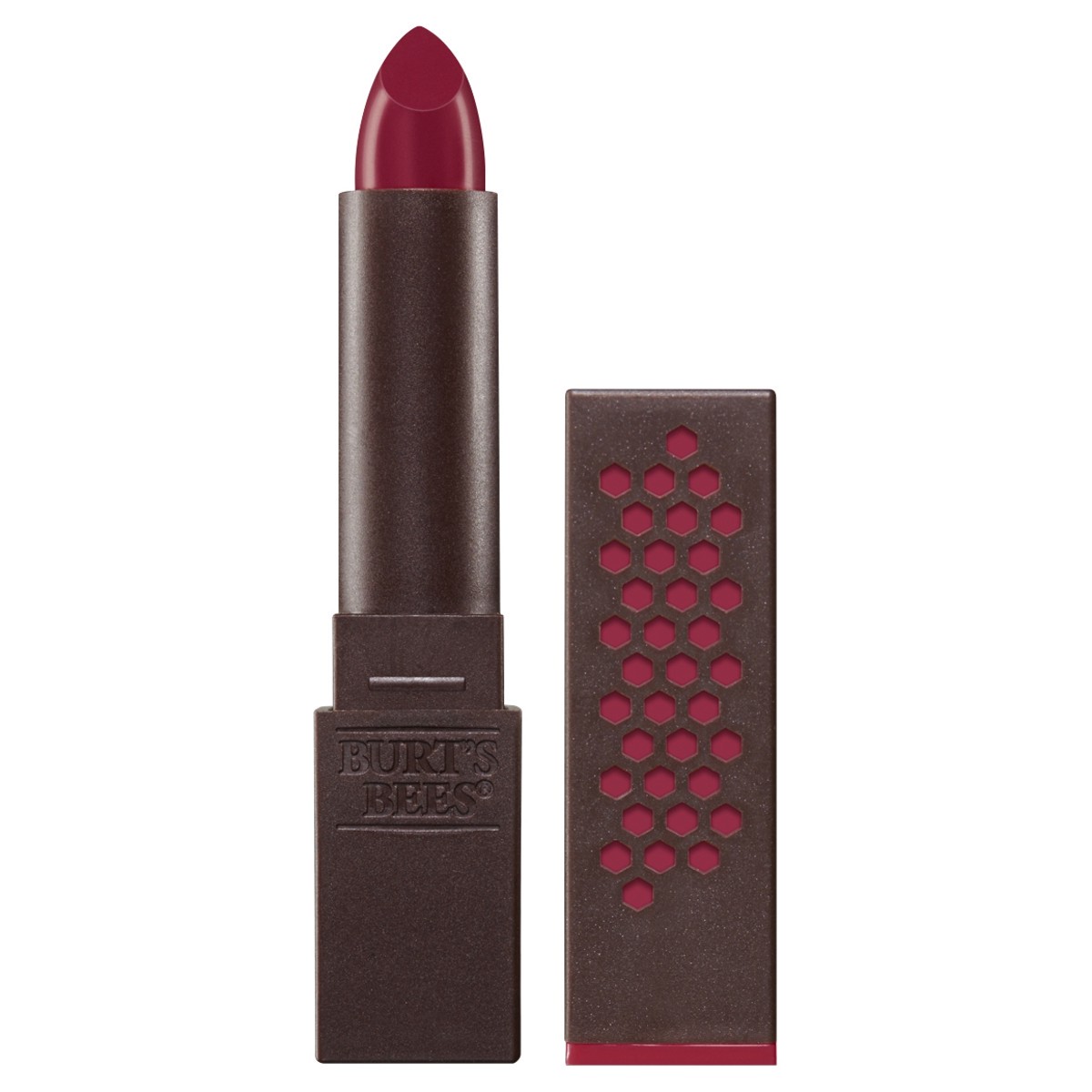 slide 2 of 2, Burt's Bees Natural Moisturizing Ruby Ripple Lipstick, 1 ct