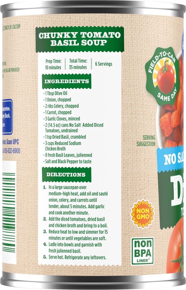 slide 2 of 4, Kroger No Salt Added Diced Tomatoes, 14.5 oz