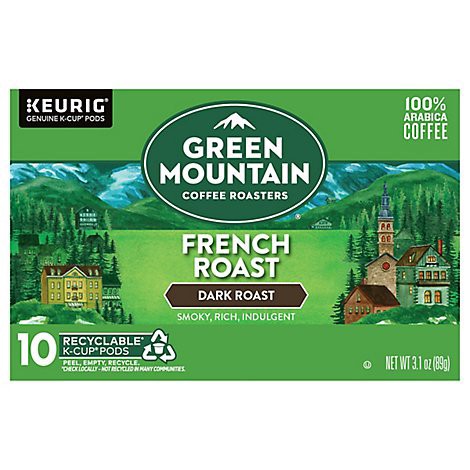slide 1 of 1, Green Mountain Coffee Roasters French Roast 10ct - 10 CT, 10 ct
