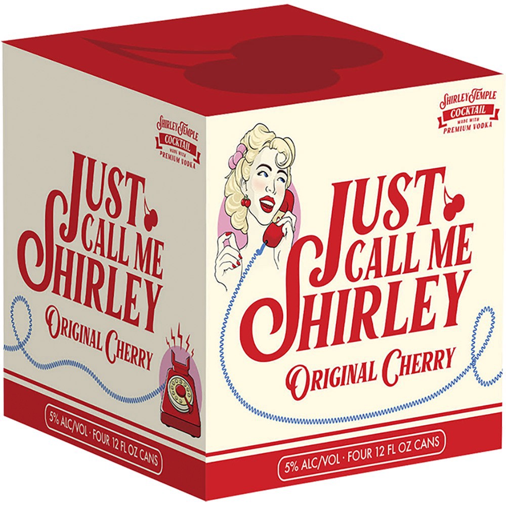 slide 1 of 1, Just Call Me Shirley Cherry Vodka, 4 ct; 12 oz