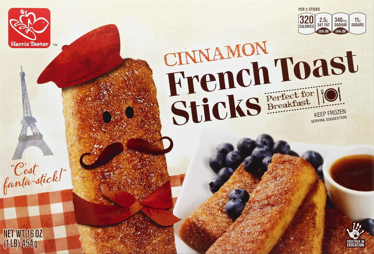 slide 3 of 4, Harris Teeter French Toast Sticks - Cinnamon, 16 oz