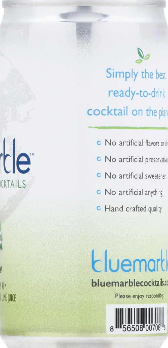 slide 6 of 9, Blue Marble Ultra-Premium Mojito Cocktails 200 ml, 200 ml