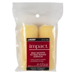 Impact 4 in. X 1/2 in. Nap Knit Mini Rollers 2-Pack