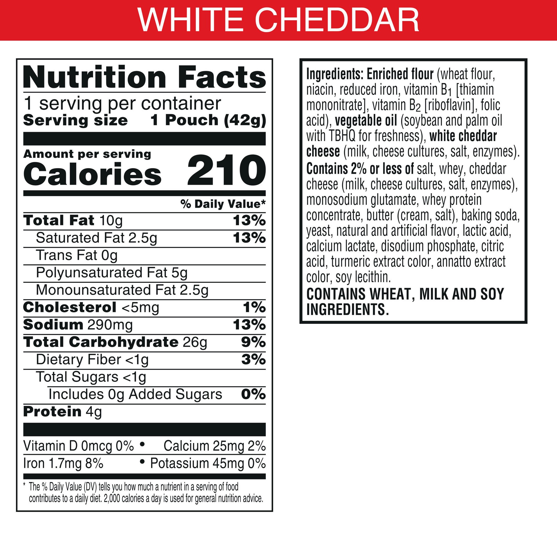 slide 4 of 5, Cheez-It Cheese Crackers, White Cheddar, 1.5 oz, 1.5 oz