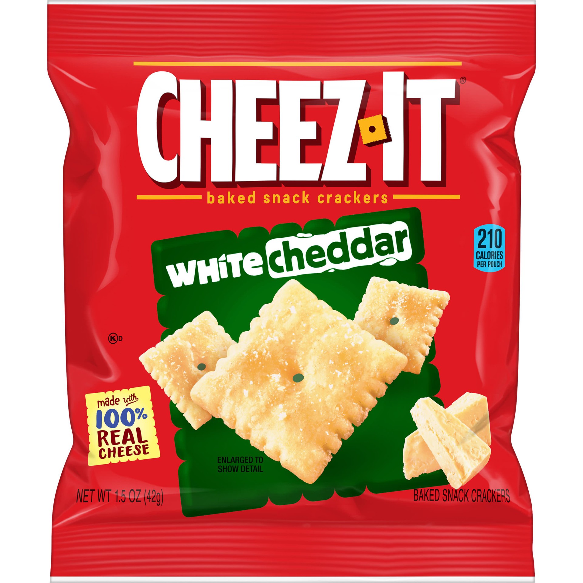 slide 1 of 5, Cheez-It Cheese Crackers, White Cheddar, 1.5 oz, 1.5 oz