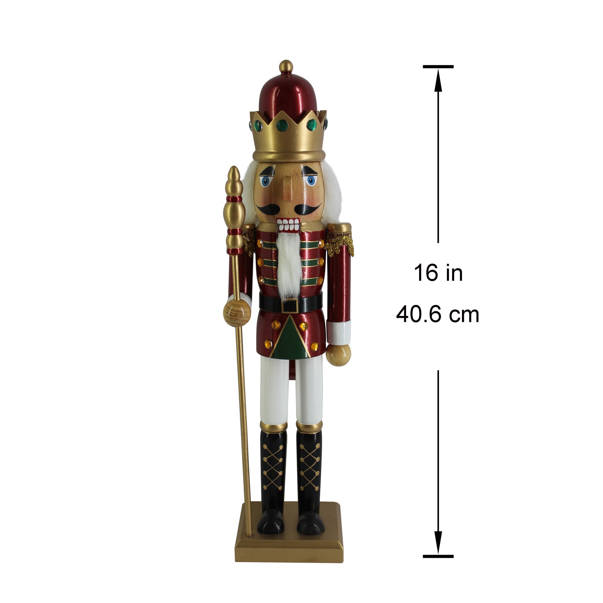 slide 3 of 5, 16" Nutcracker By Ashland, 16 in