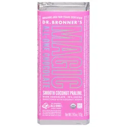 Dr. Bronner's Chocolate Coconut Praline Bar - 2.93 oz