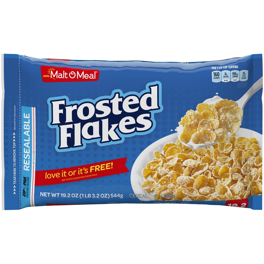 slide 1 of 1, Mom Cer Frstd Flakes, 19.2 oz