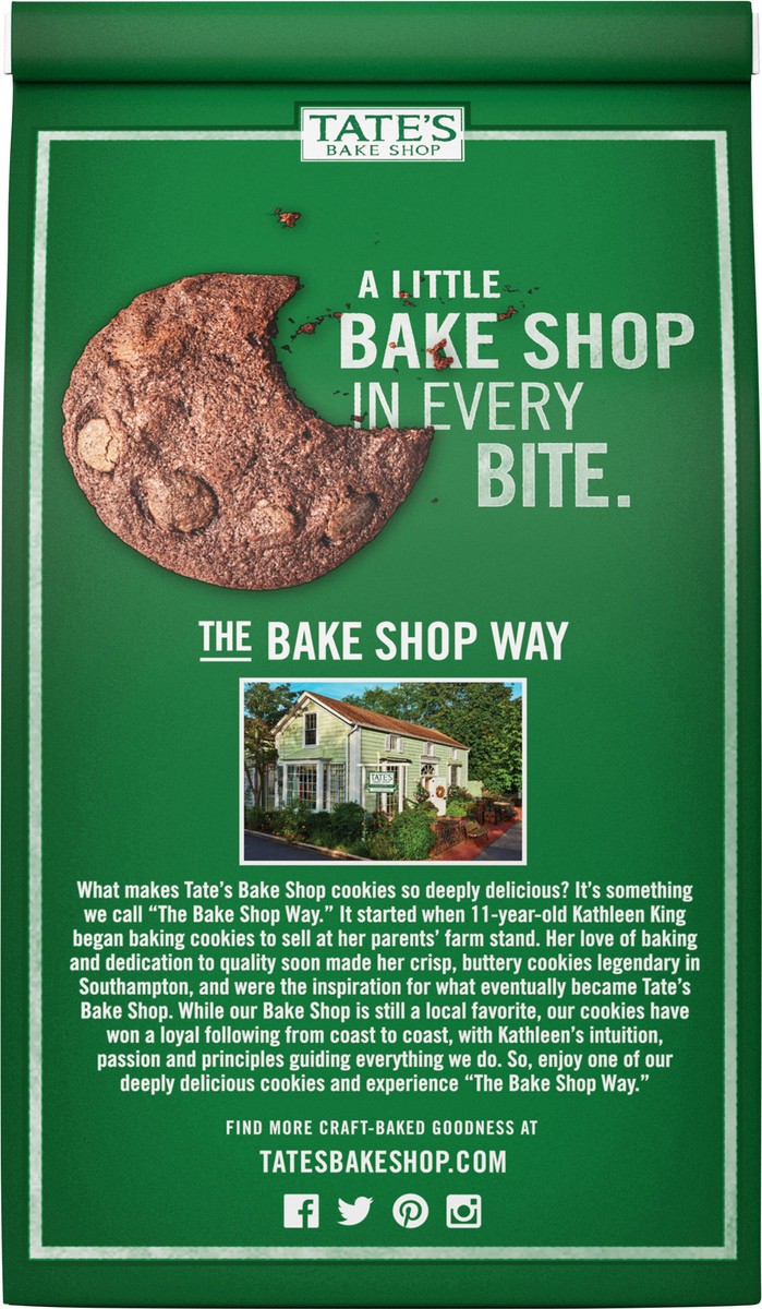 slide 6 of 7, Tate's Bake Shop Double Chocolate Chip Cookies - 7.01 oz, 7.01 oz