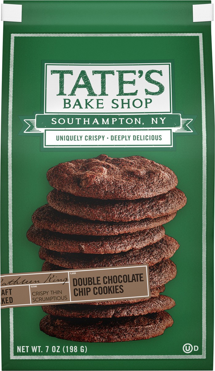 slide 5 of 7, Tate's Bake Shop Double Chocolate Chip Cookies - 7.01 oz, 7.01 oz