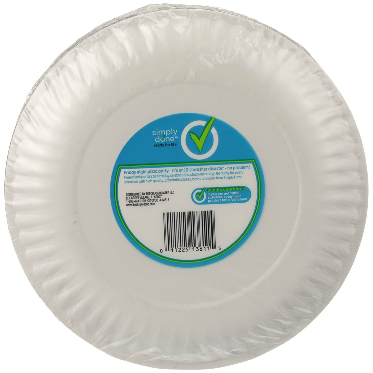 slide 8 of 8, Simply Done Coated Paper Plates, 100 ct; 9 in