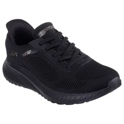 Skechers Women's Bobs Sport Squad Chaos Slip In, Black, Size 8.5