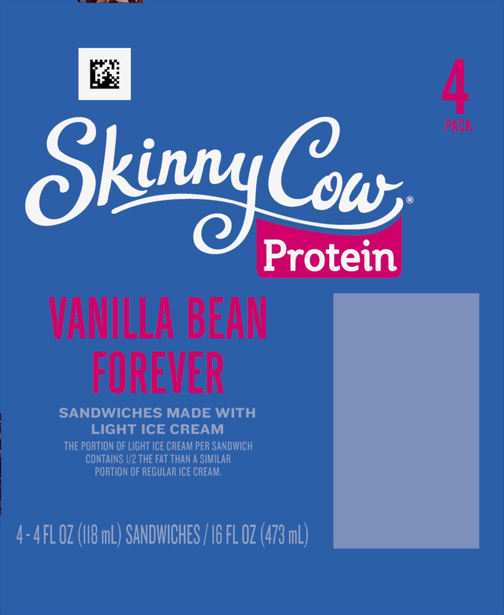 slide 3 of 6, Skinny Cow Protein Vanilla Bean Forever Sandwich, 16 fl oz