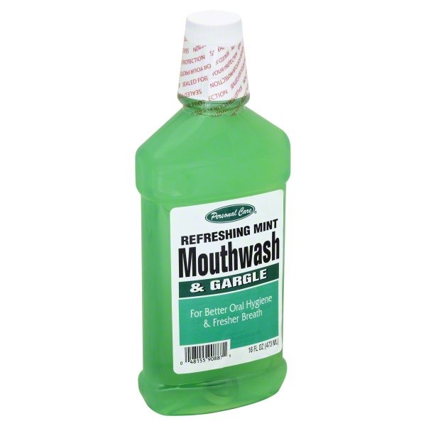 slide 1 of 1, Personal Care Mint Mouth Wash, 16 fl oz