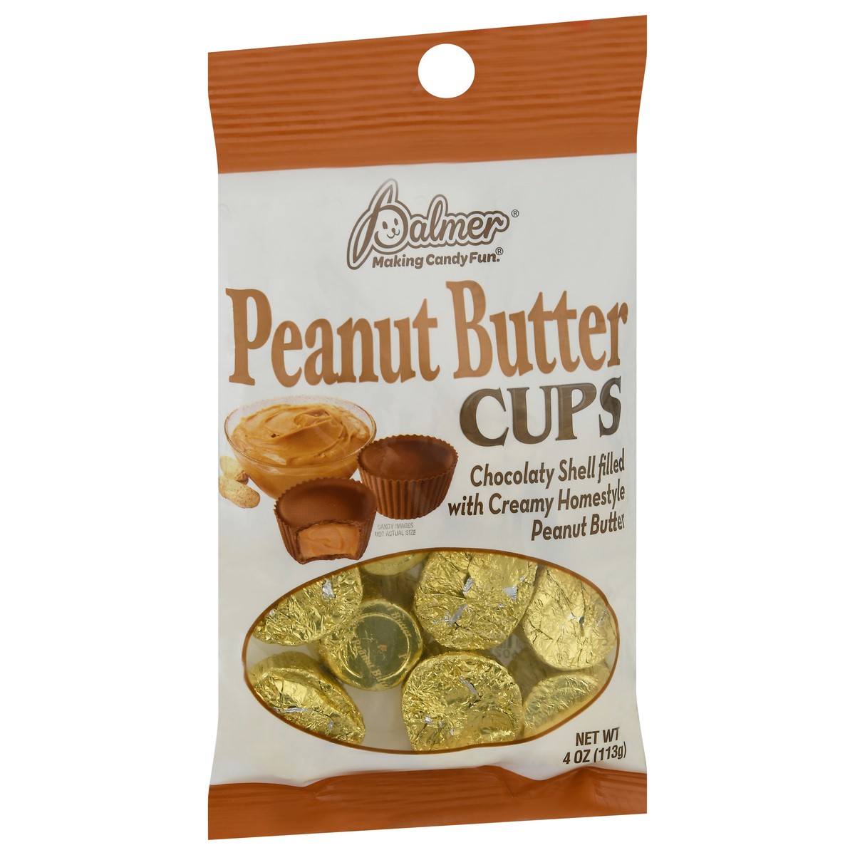 slide 8 of 12, PALMER Peanut Butter Cups, 1 ct
