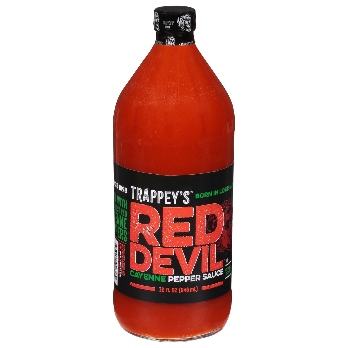 slide 1 of 9, Trappey's Red Devil Cayenne Pepper Sauce 32 fl oz, 32 fl oz