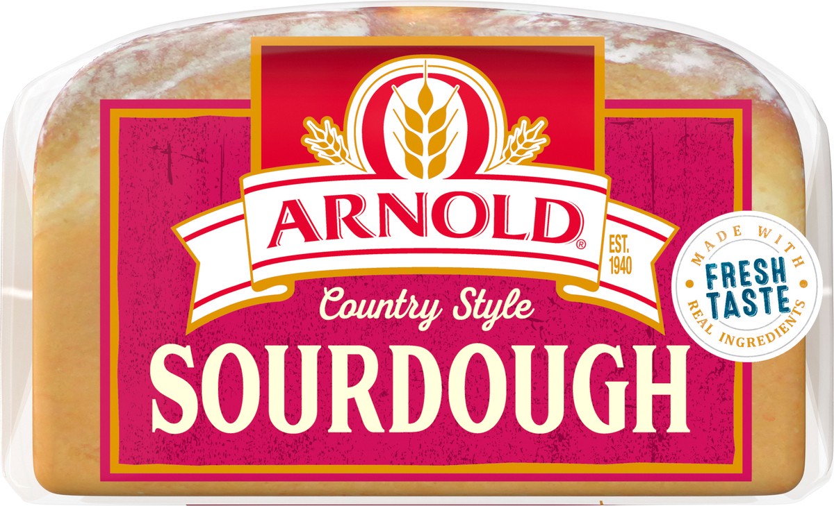 slide 6 of 7, Arnold Country Style Sourdough Bread, 24 oz, Sourdough Bread, Bag, 24 oz