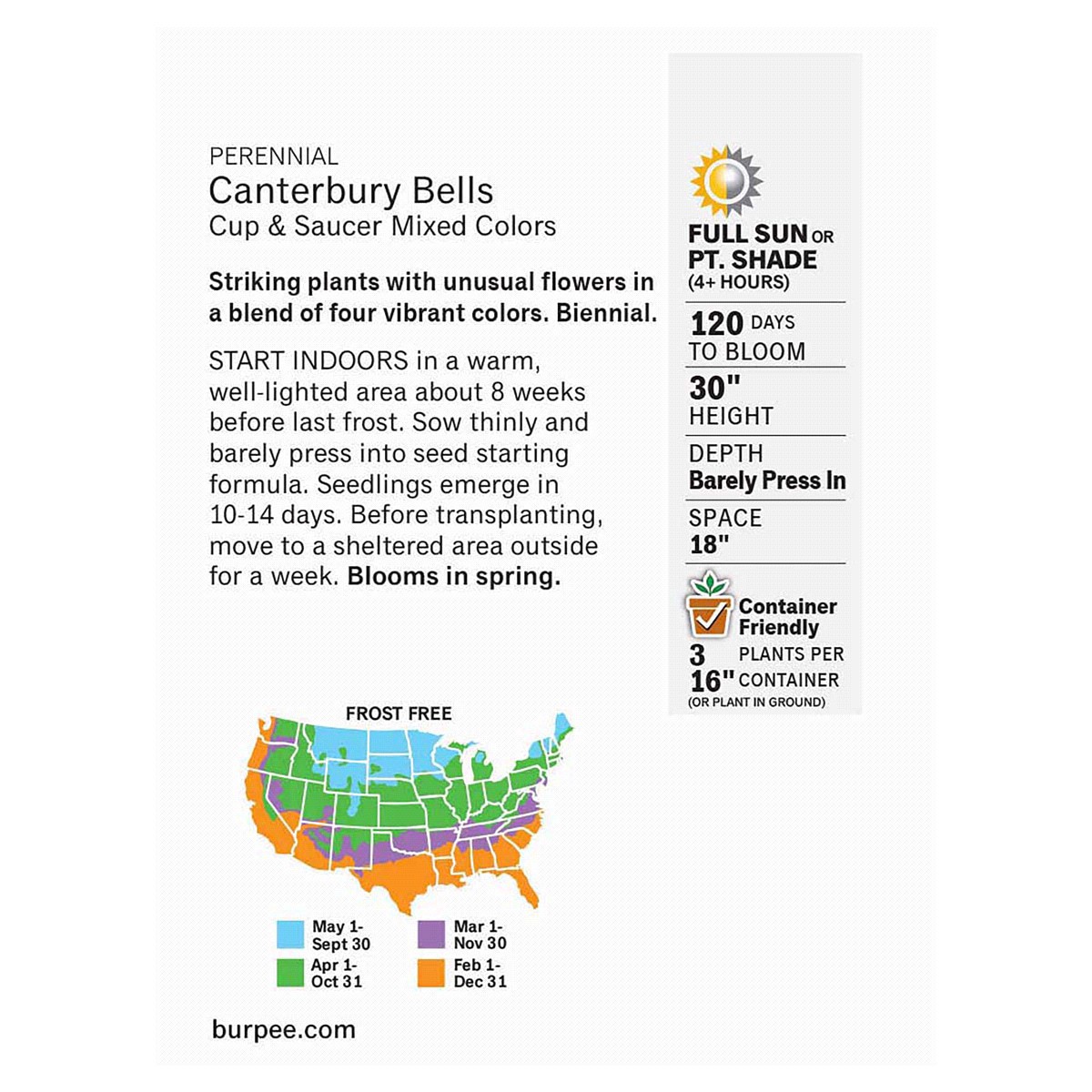 slide 2 of 5, Burpee Flower Seeds, 1 ct