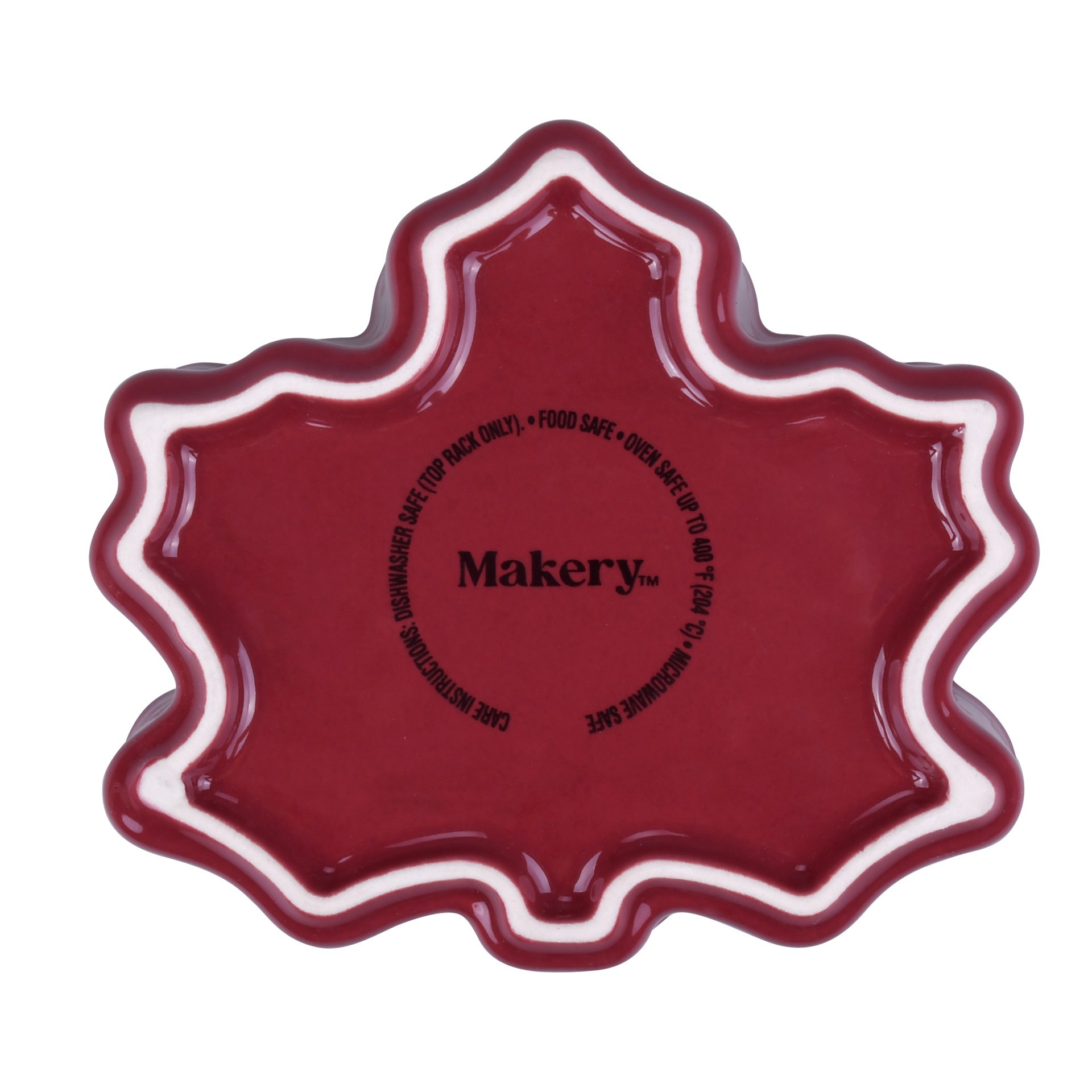slide 5 of 5, 5" Burgundy Ceramic Ramekin By Makery, 2 in x 4 in x 2 in