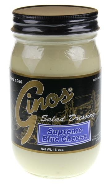 slide 1 of 1, Gino's Supreme Blue Cheese Salad Dressing, 16 oz