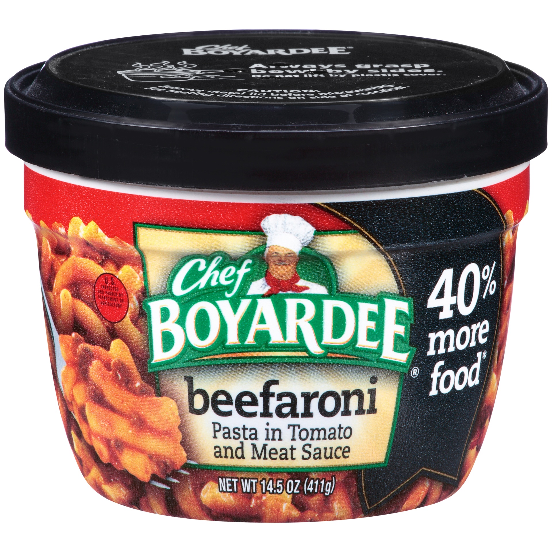 slide 1 of 3, Chef Boyardee Big Microwave Bowl-Beefaroni, 14.5 oz