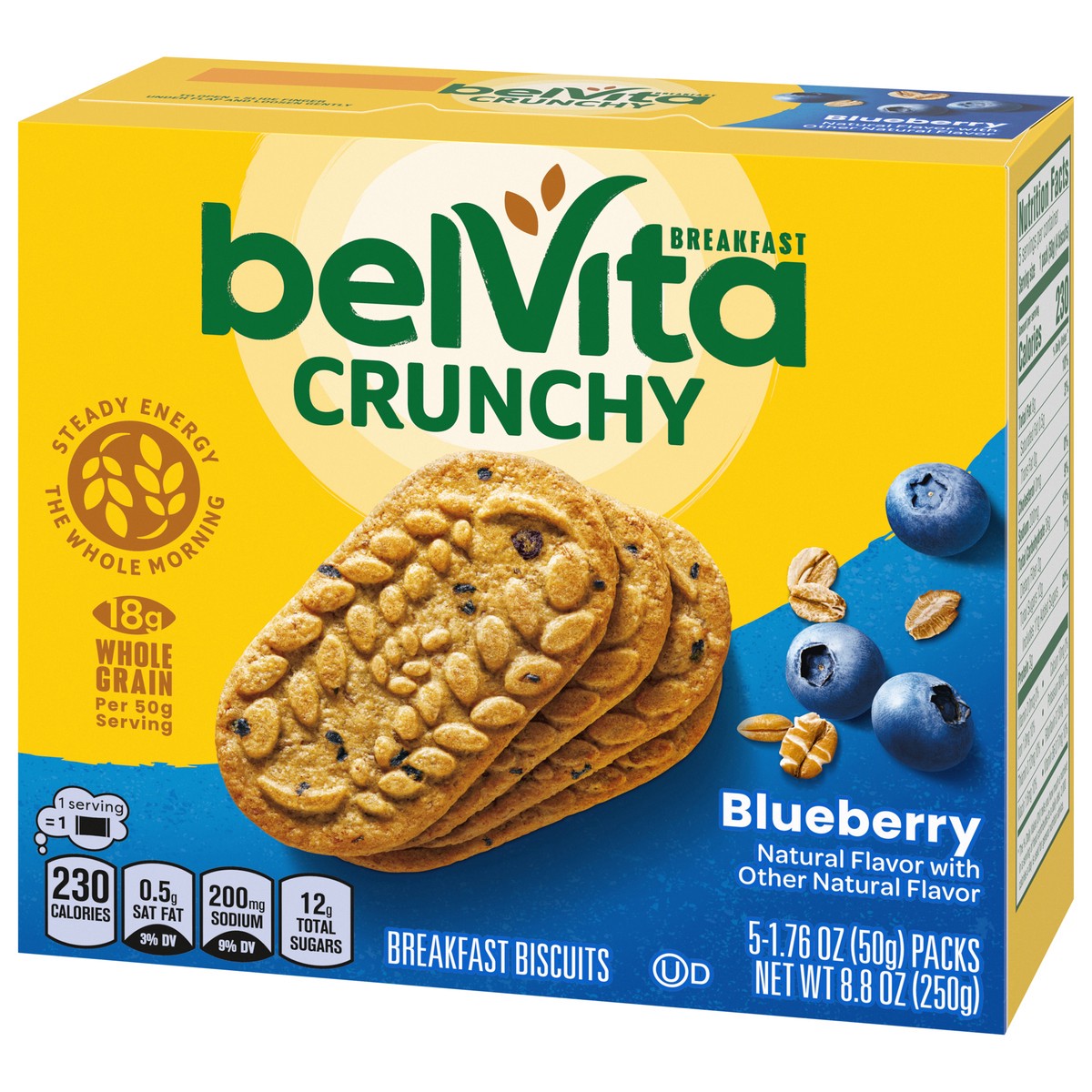 slide 5 of 9, belVita Blueberry Breakfast Biscuits, 5 ct