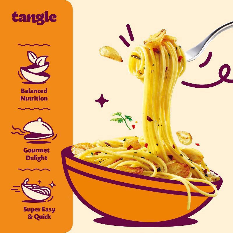 slide 6 of 7, Tangle Pasta Big Bowl Garlic Oil, 3 oz