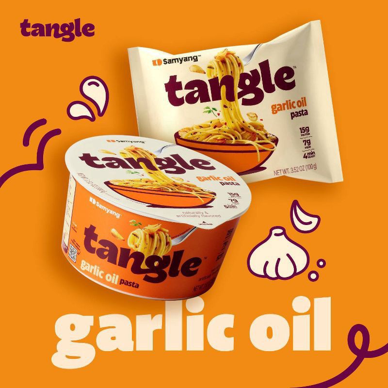 slide 2 of 7, Tangle Pasta Big Bowl Garlic Oil, 3 oz