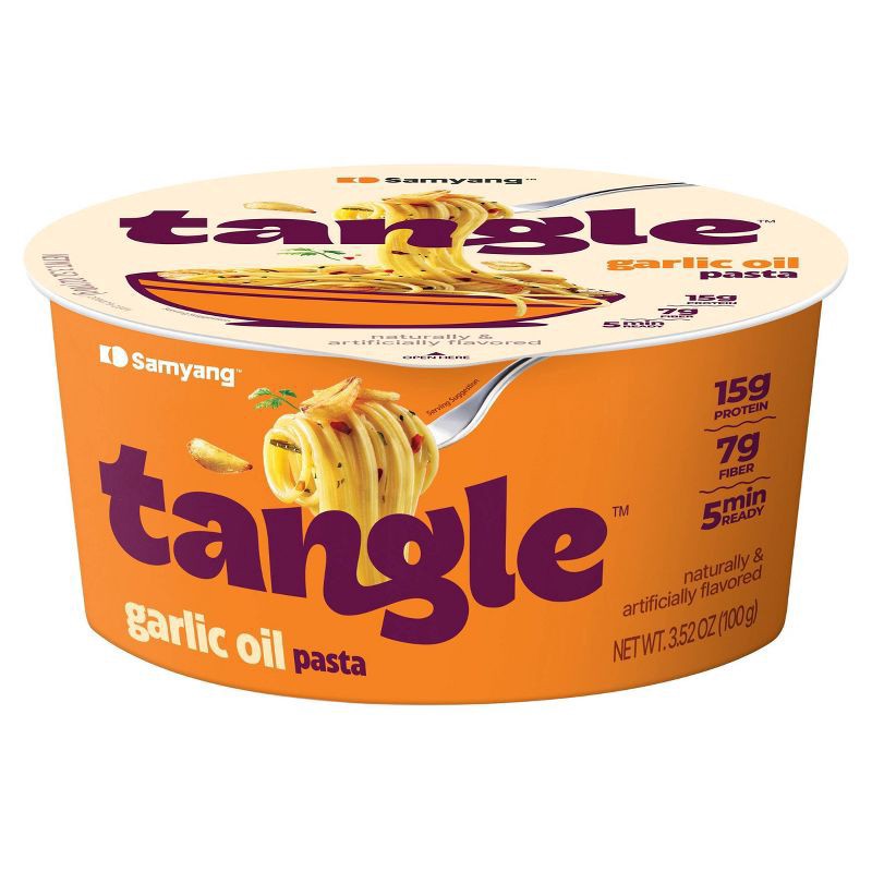 slide 1 of 7, Tangle Pasta Big Bowl Garlic Oil, 3 oz