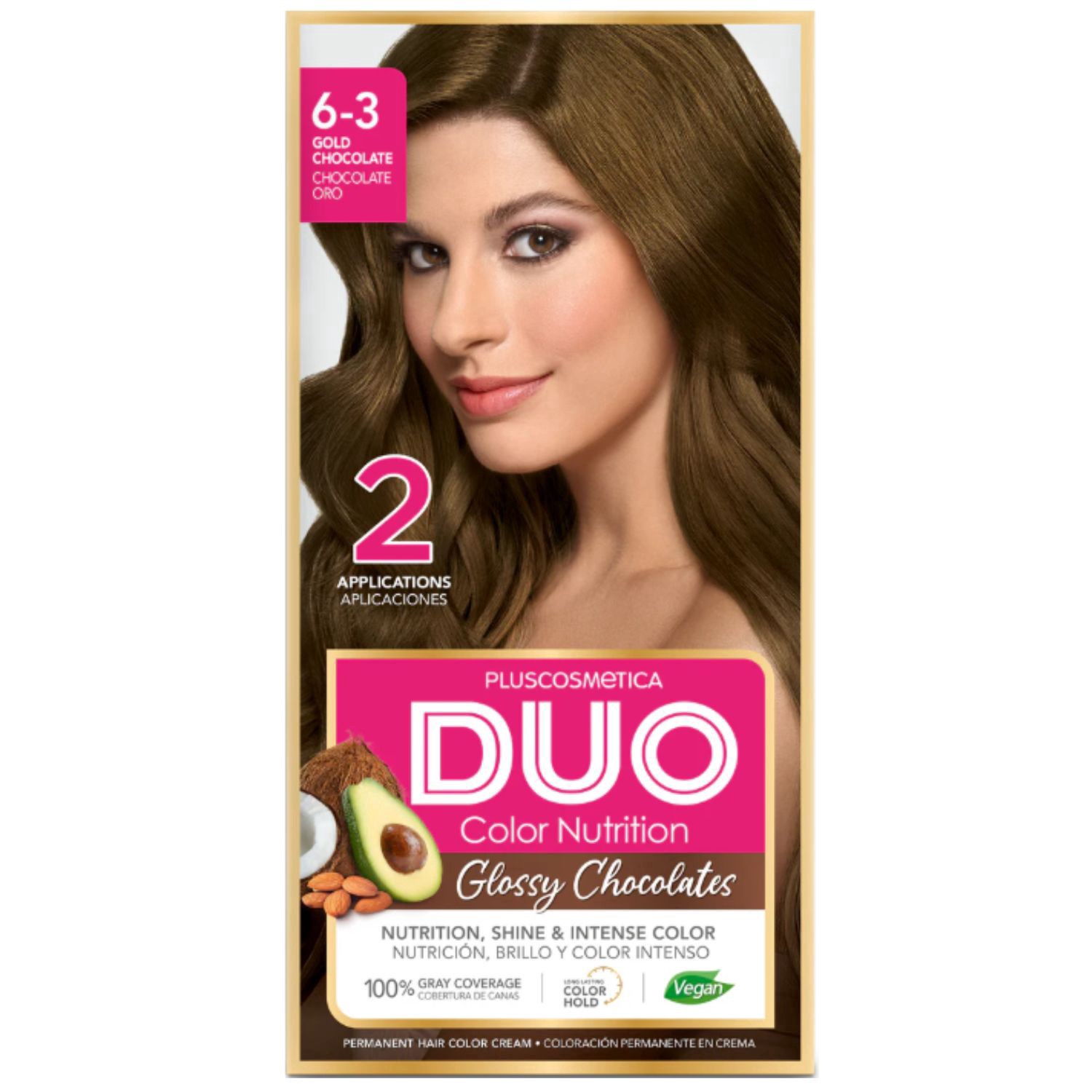 slide 1 of 1, Duo Color Perm Crema 6-3 Choco Oro, 1 ct