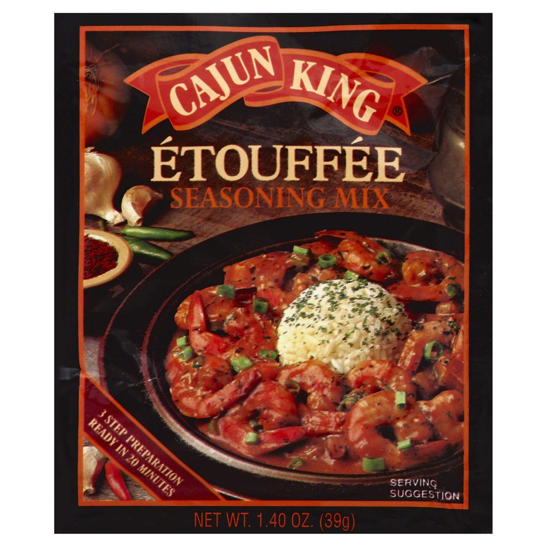 slide 1 of 2, Cajun King Etouffee Seasoning Mix, 1.4 oz
