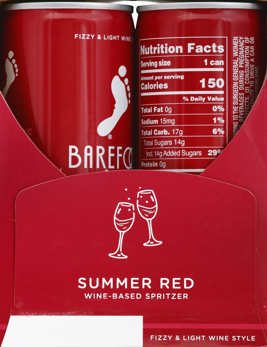 slide 6 of 13, Barefoot Red Wine, 250 ml