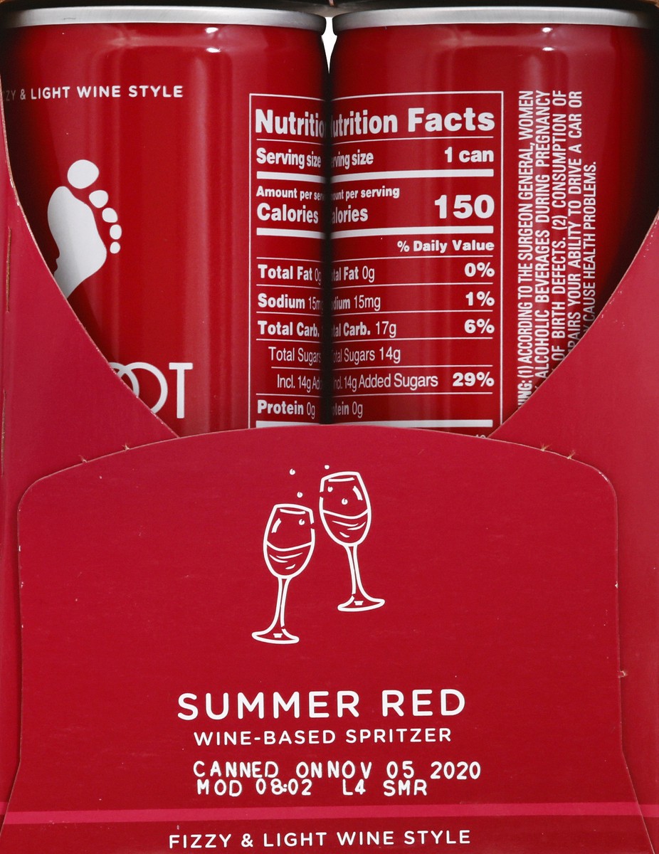 slide 9 of 13, Barefoot Red Wine, 250 ml