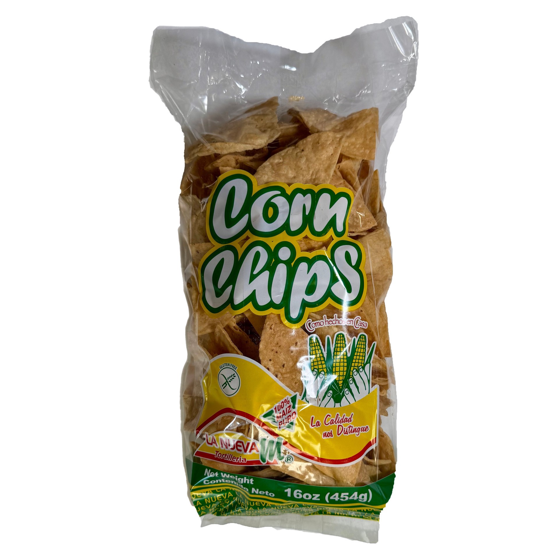slide 1 of 1, La Nueva Tortilleria Tortilla Chips, 16 oz