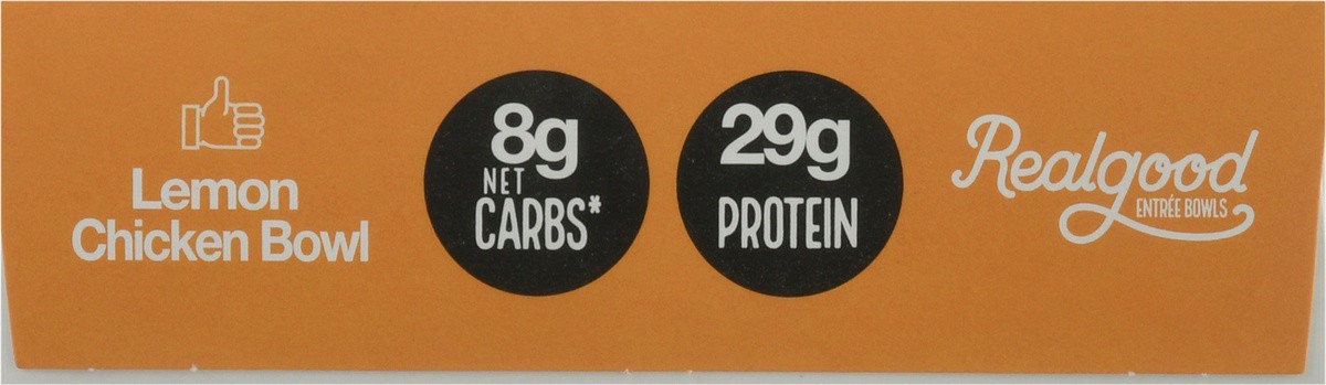 slide 5 of 9, Realgood Real Good Foods Lemon Chicken Bowl with Veggie Pasta and Creamy Butter Sauce, 9 oz
