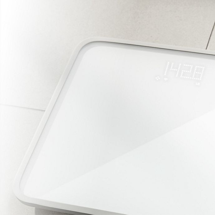 slide 3 of 6, Sharper Image SpaStudio Smart Digital Bathroom Scale - White, 1 ct