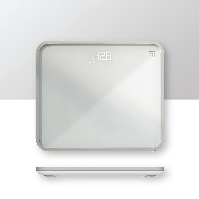 slide 4 of 6, Sharper Image SpaStudio Smart Digital Bathroom Scale - White, 1 ct