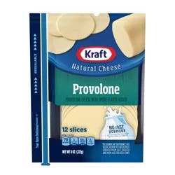 Kraft Provolone Cheese Slices, 12 ct Pack