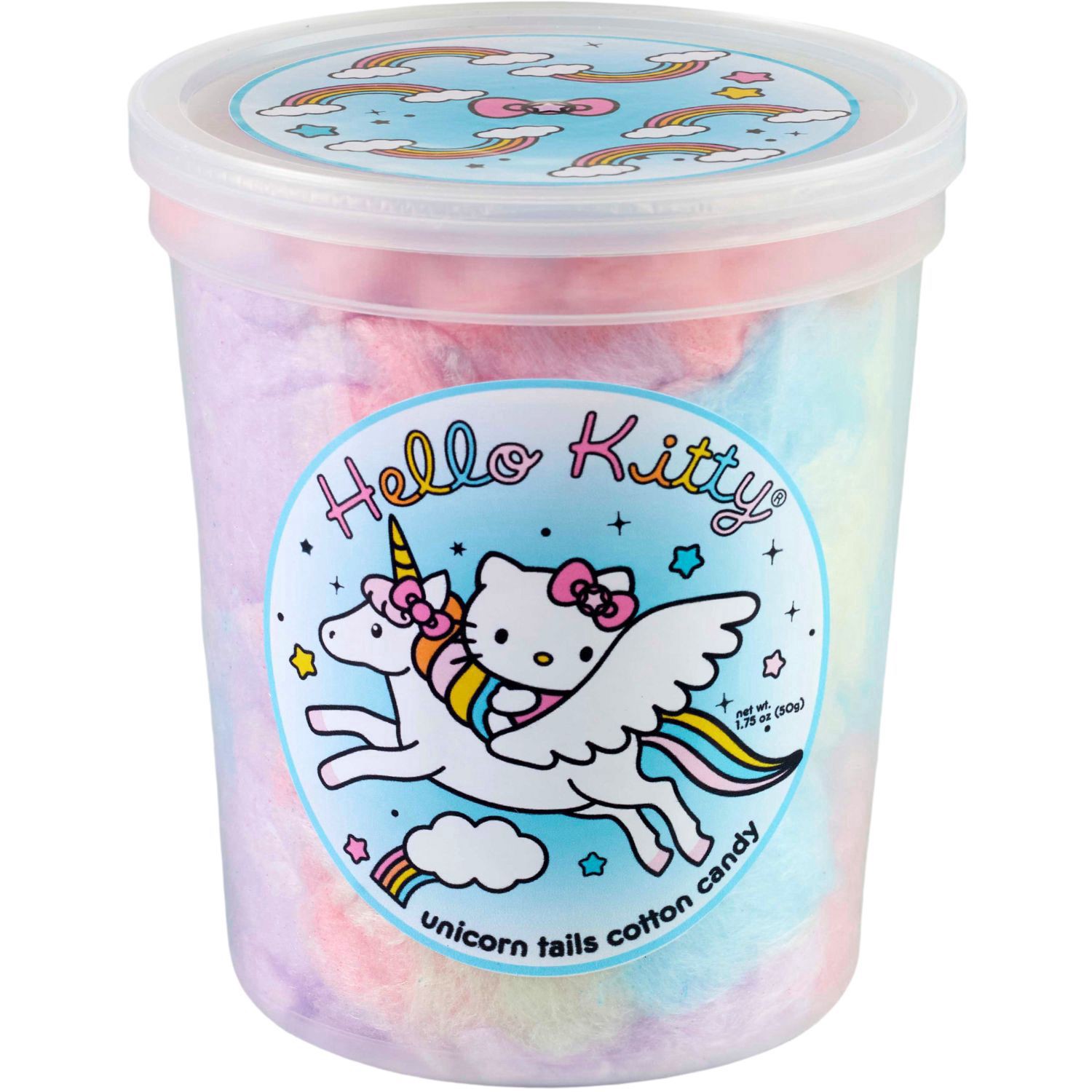 slide 1 of 1, Fairy Tales Hello Kitty Unicorn Tales Cotton Candy Tub, 1.75 Oz, 1.75 oz
