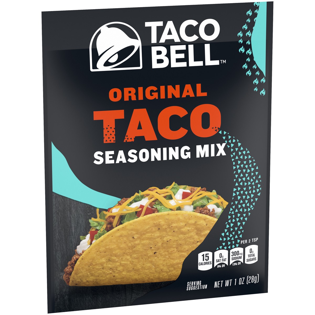 slide 4 of 9, Taco Bell Original Taco Seasoning Mix, 1 oz Packet, 1 oz