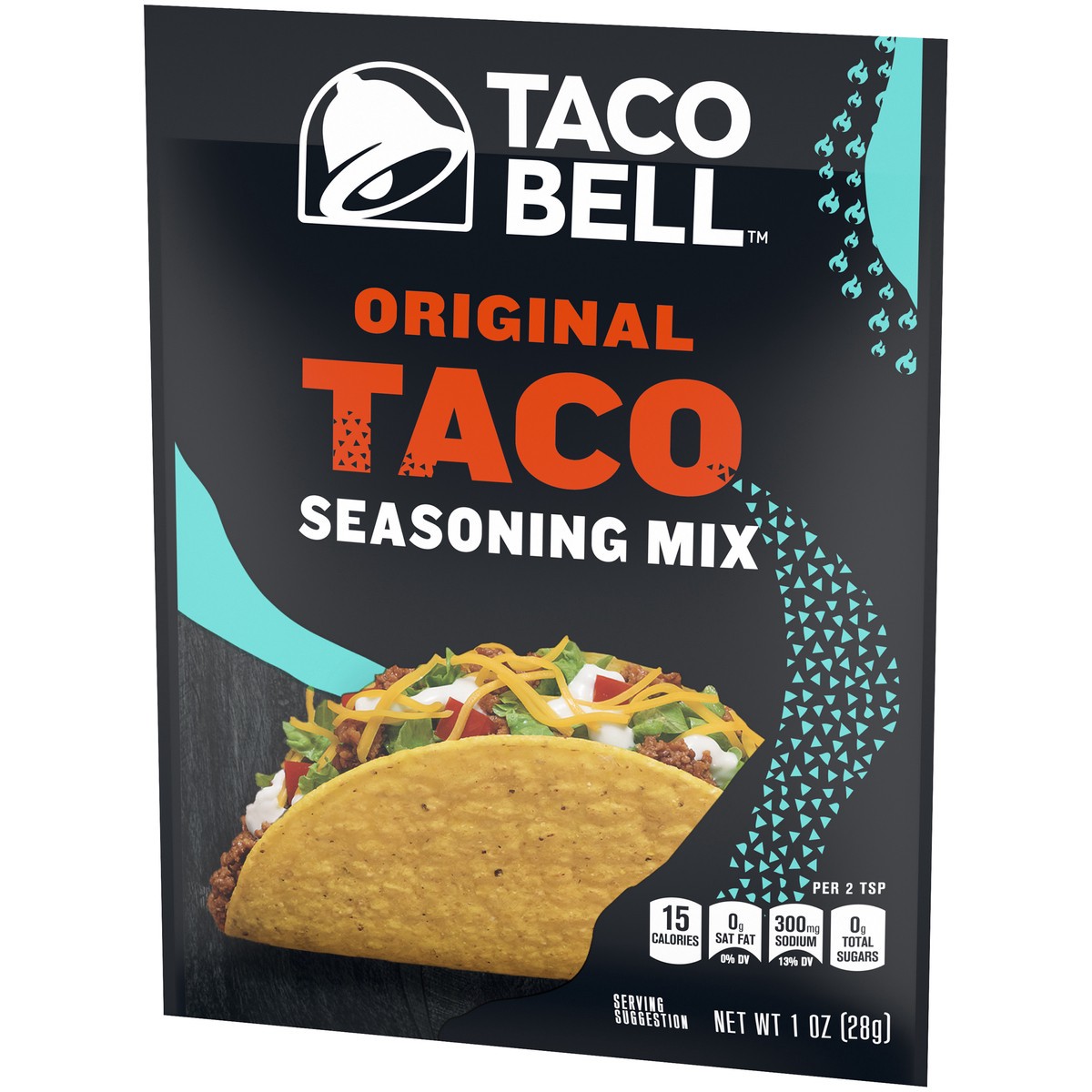 slide 6 of 9, Taco Bell Original Taco Seasoning Mix, 1 oz Packet, 1 oz