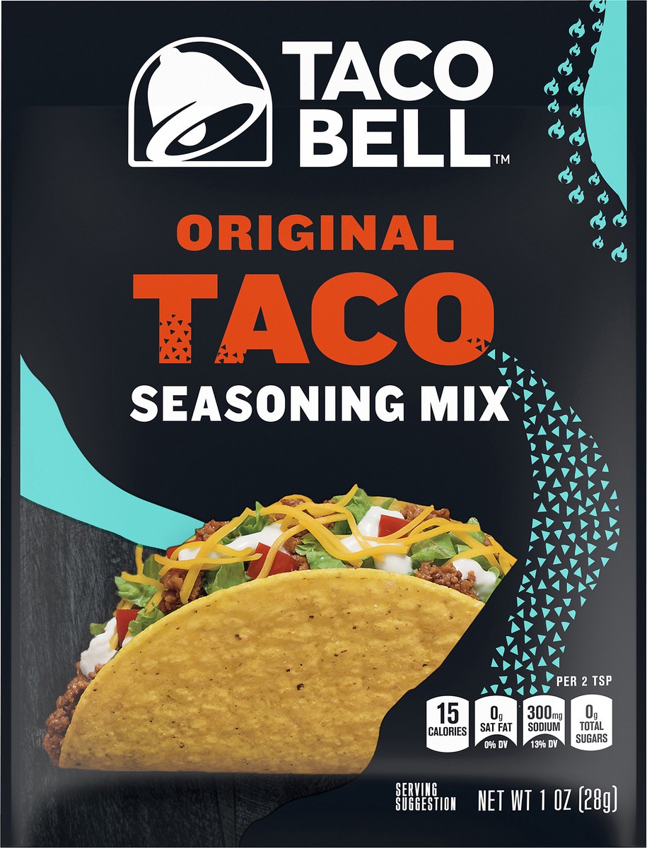 slide 8 of 9, Taco Bell Original Taco Seasoning Mix, 1 oz Packet, 1 oz