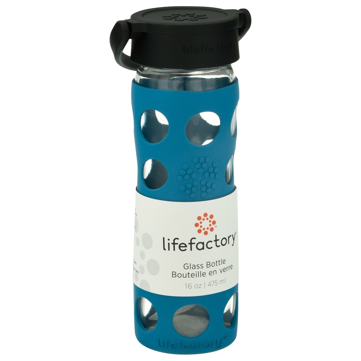 slide 4 of 10, Lifefactory 16 Ounce Glass Bottle 1 ea, 1 ct