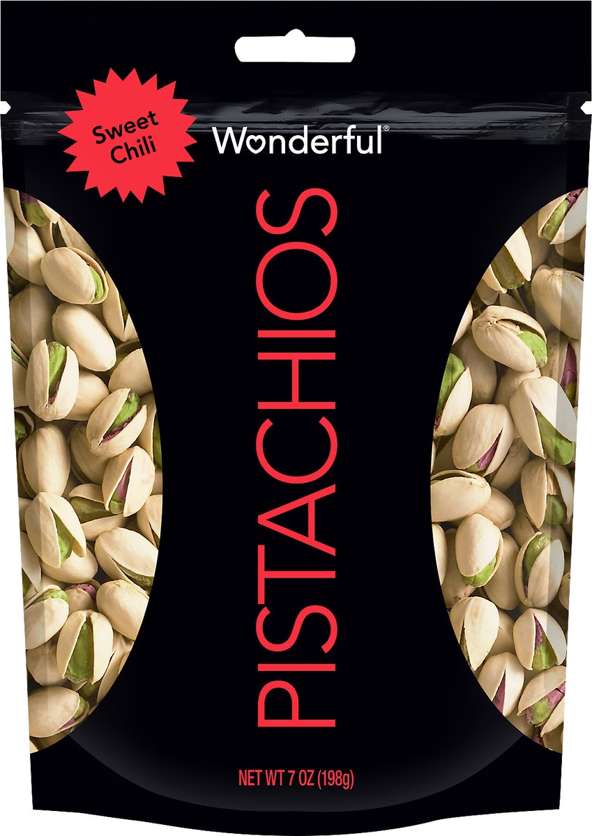 slide 5 of 6, Wonderful Sweet Chili Pistachios 7 oz, 7 oz