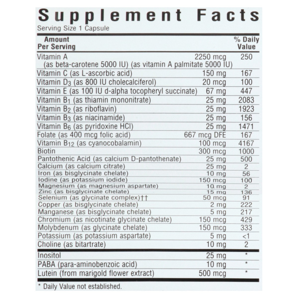 slide 12 of 12, Bluebonnet Nutrition Single Day Multiple Vegetable Capsule MultiOne 60 ea, 60 ct