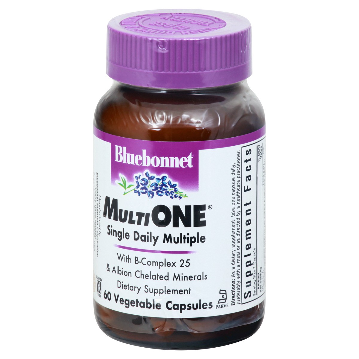 slide 5 of 12, Bluebonnet Nutrition Single Day Multiple Vegetable Capsule MultiOne 60 ea, 60 ct