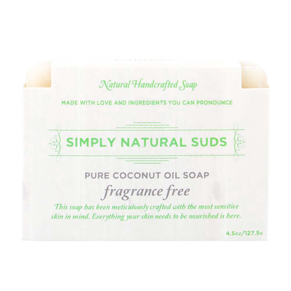 slide 1 of 1, Kuhdoo Handcrafted Natural Pure Coconut Oil Soap 4.5 oz, 4.5 oz